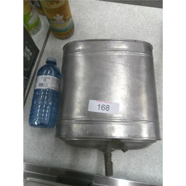 Galvanized water bucket w/ spout