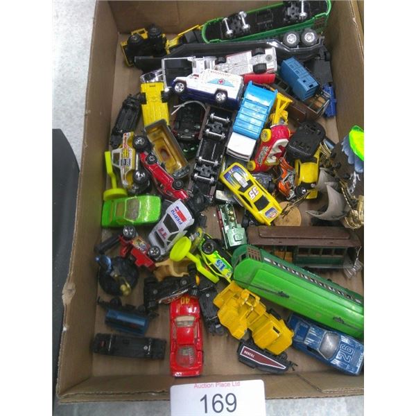 Collection of car toys