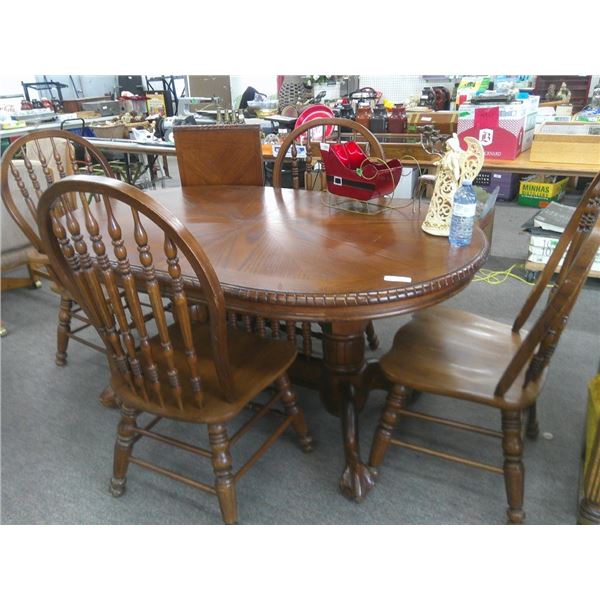 Dining room table set c/w 4 chairs