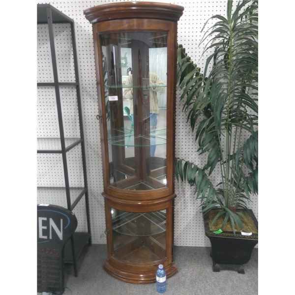 Corner display curio