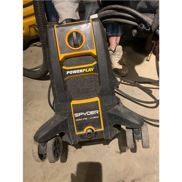 Spyder Powerplay Pressure Washer 2050 PSI 1.4 GPM  & Garden Hose