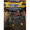 Image 6 : Strong N'Tough Toolbox w Asst  Tools incl Saw, Flash &Worklight, Incomplete Socket Set etc