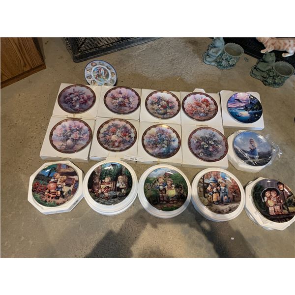 Asst Hummel, Bradford Exchange & Danbury Mint Ltd Edition Collector Plates