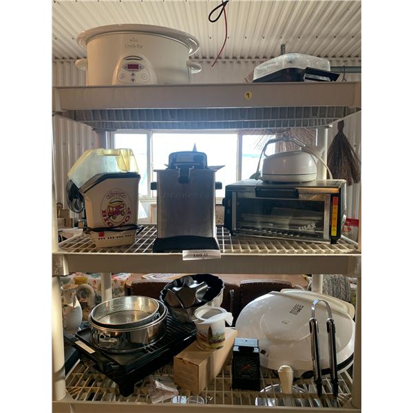 Rival Crock Pot, Easy Eggs Toaster, Sunbeam Popcorn Maker,Bravetti Deep