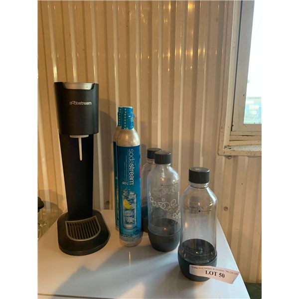 SodaStream Maker, Two Full CO2 Cylinders 7 3 Bottles