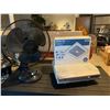 Image 2 : Ocean Breeze Oscillation Fan, Broan Economy Ventilation Fan & Sony Under Cupboard CD/Stereo