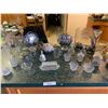 Image 1 : Large Glass Vase, Pair of 3 Tiered Serving Dishes, Staggered Candle Holders, Tealights/Holders, Anni
