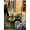 Image 2 : Oil Lantern, Asst Teacups/Saucers, Anniversary Mugs &Serving Plate, Brass Pot Potpourri Dish, Taper 