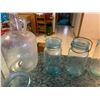Image 7 : 5 Mat-Bark Cape Horn Windjammer - 1895 in Glass Bottle, Two Crystal Dishes (1 chipped) , Ship Bottle