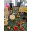 Image 4 : Bridal Ornaments, Religious Plaques, Cross,  Brass & Crystal Swan, Pair Bird Houses, Heart Décor, Wi