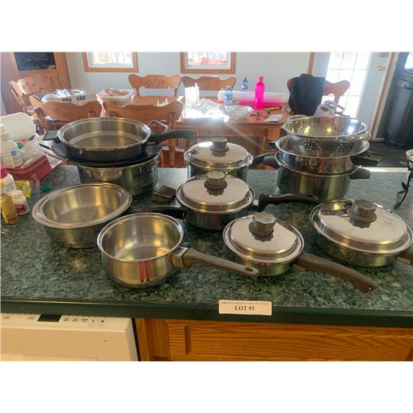 Lustre Craft  & Kinex Pots & Pans, Strainer etc