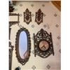 Image 4 : Large Variety of Copper-ware including Candle Holders, Wall Decor, Clock & Mirror