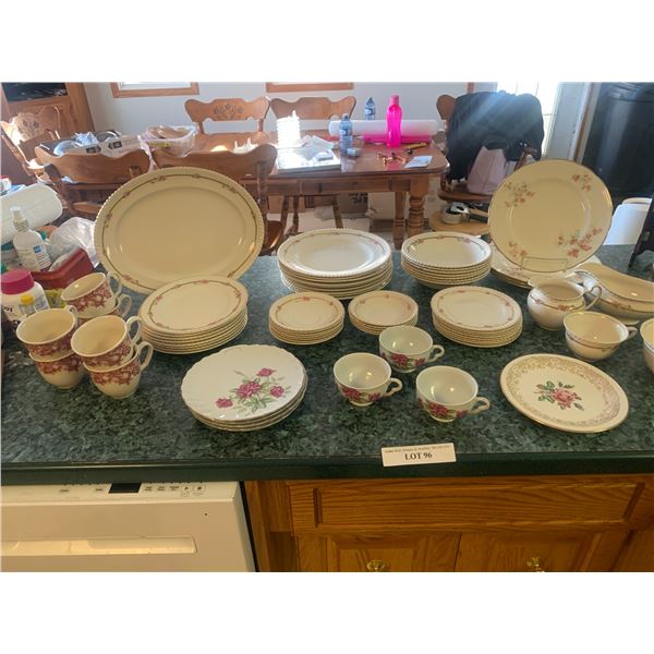 Old English Johnson Bros Dishes from England (some chips), Alfred Meakin & Hand Decorated Plates/Cup