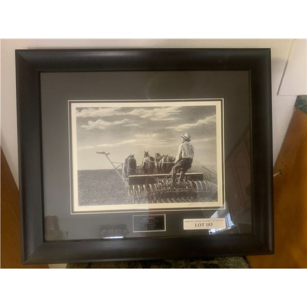 Owen Garratt Sunrise Ltd Edition Pencil Drawing w Documentation