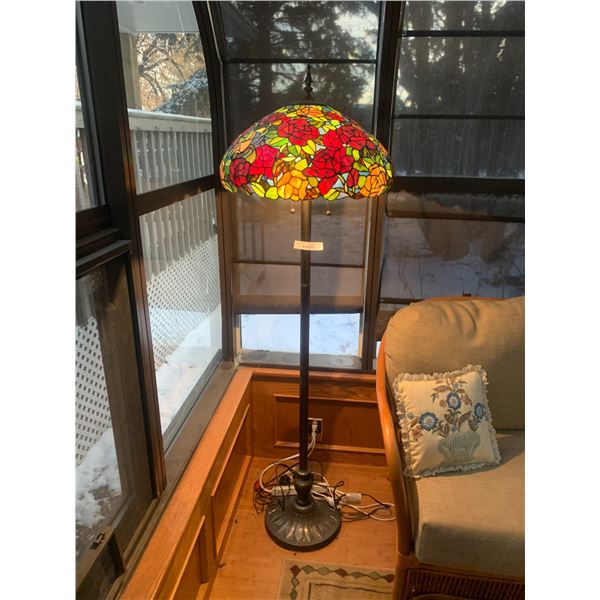 Stained Glass Tiffany Inspired Floor Lamp
