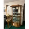Image 3 : Wood & Glass 6 Shelf Curio Cabinet