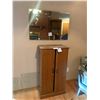 Image 1 : Etched Mirror, DVD Cabinet & Lg Variety of DVD & VHS Movies
