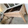 Image 2 : Wood Double Planter Box w Dirt
