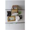 Image 1 : (6) Books, Wall Plaque, Golf Cards, Tea Light Candle Holder, Marbles, etc.