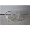 Image 3 : (3) Poultry Theme Dishes, (2) Glass Bowls, (4) Egg Cups, Michael C. Fina Silver 2 Tier Tray
