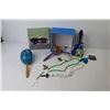 Image 8 : (2) Maracas - Cow Bell - Feather Earrings - Costume Jewelry