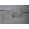 Image 4 : Assorted Glassware - Candle Holders, Candy Dishes, Crystal Bowl, Crystal Divided Dish, Handled Lidde