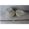 Image 1 : (8) Large Plates, (6) Medium Plates, (8) Small Plates, (7) Soup Bowls, All Lenox American Hospitalit
