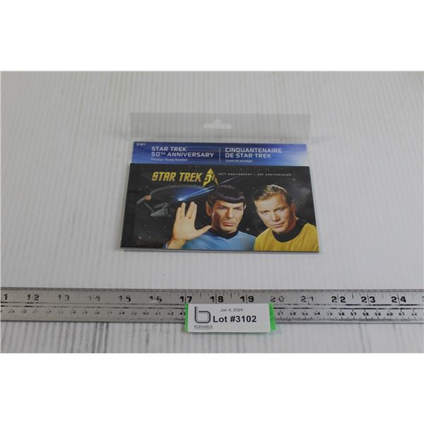 Star Trek 50th Anniversary Prestige Stamp Booklet - Sealed