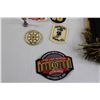 Image 2 : (3) Boston Bruins Patches, Scarf, Lanyard, Figurine, and Pin