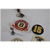 Image 3 : (3) Boston Bruins Patches, Scarf, Lanyard, Figurine, and Pin
