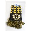 Image 5 : (3) Boston Bruins Patches, Scarf, Lanyard, Figurine, and Pin