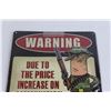 Image 2 : Funny Gun Sign - 9" x 13"