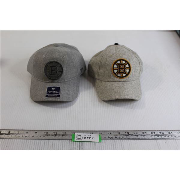 (2) Boston Bruins Caps