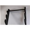 Image 2 : Samurai Sword Wall Stand - Rack is 40" Tall