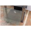 Image 6 : *Entertainment Stand with Glass Shelves - 21" x 23" x 62" Tall