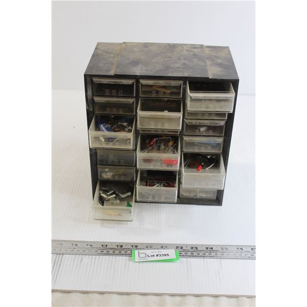 Assorted Electronic Parts in Organizer Circuit Diagram