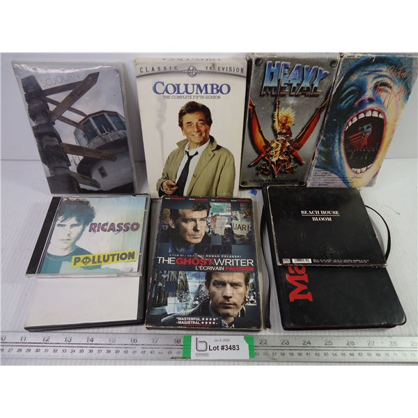 Columbo DVD Set and other DVD,VHS and CD's - Bodnarus Auctioneering