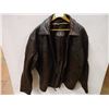 Image 1 : * Men's Brown Leather Jacket Size 2XL