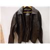 Image 2 : * Men's Brown Leather Jacket Size 2XL