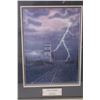 Image 2 : Glen Scrimshaw "Prairie Sentinels" Print - 23" x 19" Frame - Some wear on frame