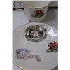 Image 6 : (2) Princess Diana & Charles Tea Cup/Plate Set (1) Princess Diana & Charles Plate, Flower Vase from 