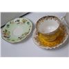 Image 2 : (2) Tea Cups (4) Tea Plates (Made in England)