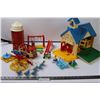 Image 1 : Little People Brand School House, Silo, Bus, Playground, Misc.