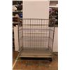 Image 1 : * Commercial Chrome Heavy Duty Wheeled Transport Cart - 24" x 46" x 62" Tall