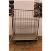 Image 5 : * Commercial Chrome Heavy Duty Wheeled Transport Cart - 24" x 46" x 62" Tall