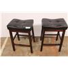 Image 1 : * (2x Bid Price) (2) Padded Barstools - 25" Tall