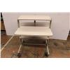 Image 1 : * 3-Tiered Wheeled Office Desk - 28" x 32" x 37" Tall