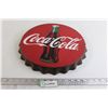 Image 1 : Coke Cap Sign - 13 1/2" Diameter