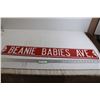 Image 1 : Beanie Babies Ave. Sign - 36" x 6"