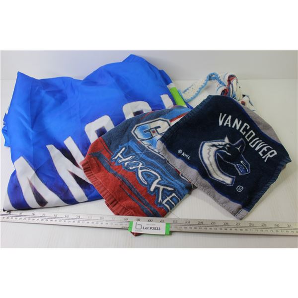 Vancouver Canucks Shower Curtain - Towel & Face Cloth